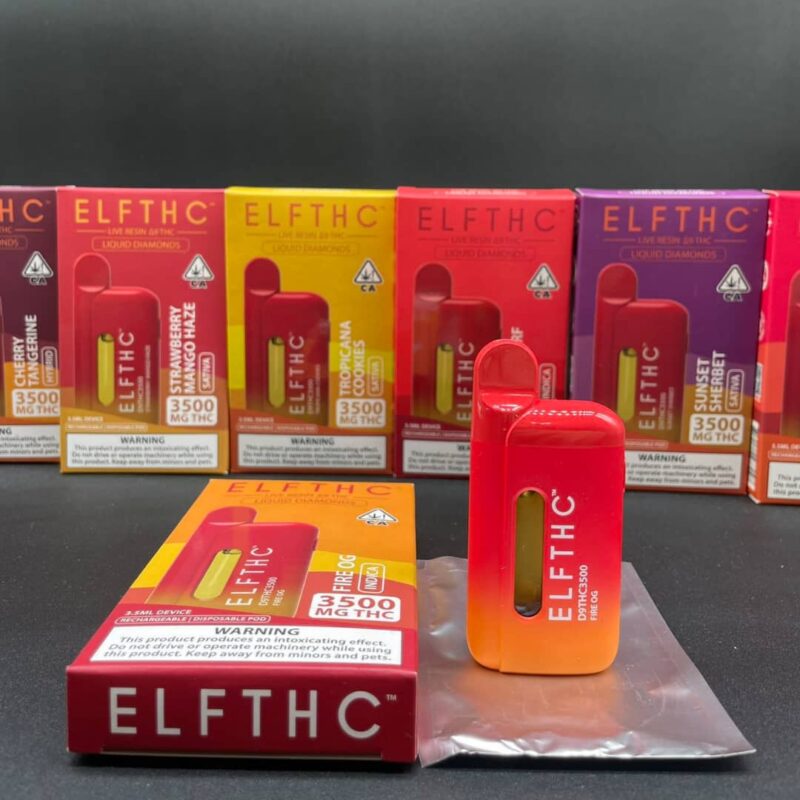 elfthc 500mg disposable vape