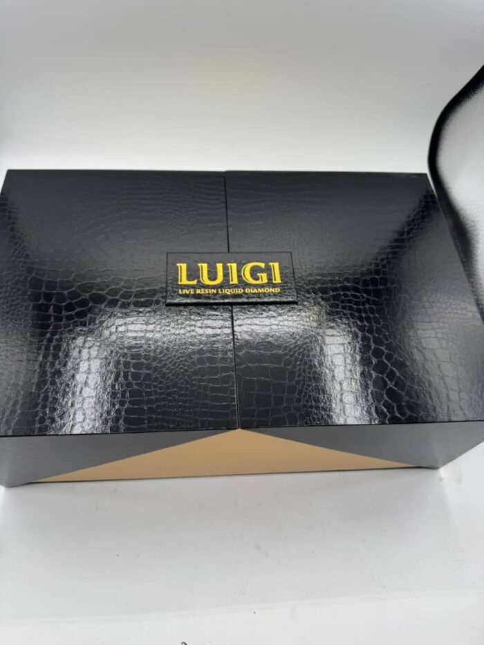 luigi 2g disposable with prerolls crocodile skin box