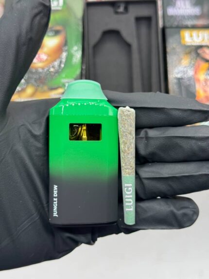 luigi 2g disposable with prerolls crocodile skin box