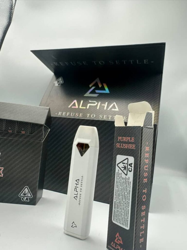 alpha 2g live resin disposable
